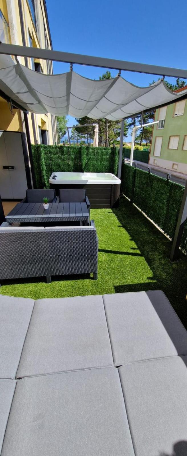 Garden Fisterra - Jacuzzi, Jardín Privado y Vista Mar Apartamento Exterior foto